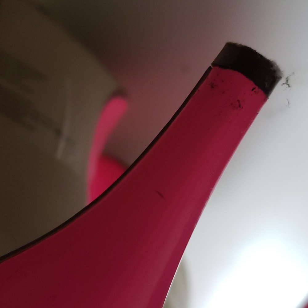 Neon Patent Pink Women's Heels - Size 7 * - Picture 7 of 8